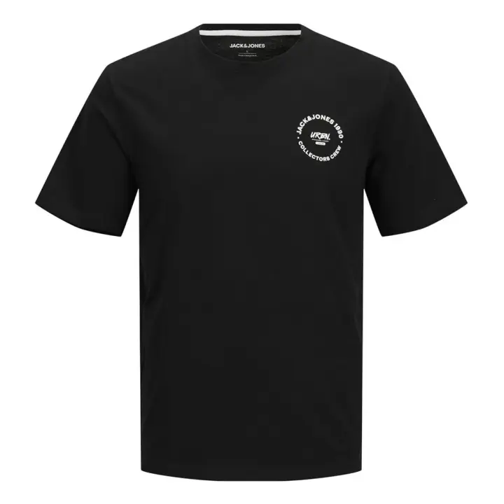 Camiseta Simón Negra Jack and Jones - 1