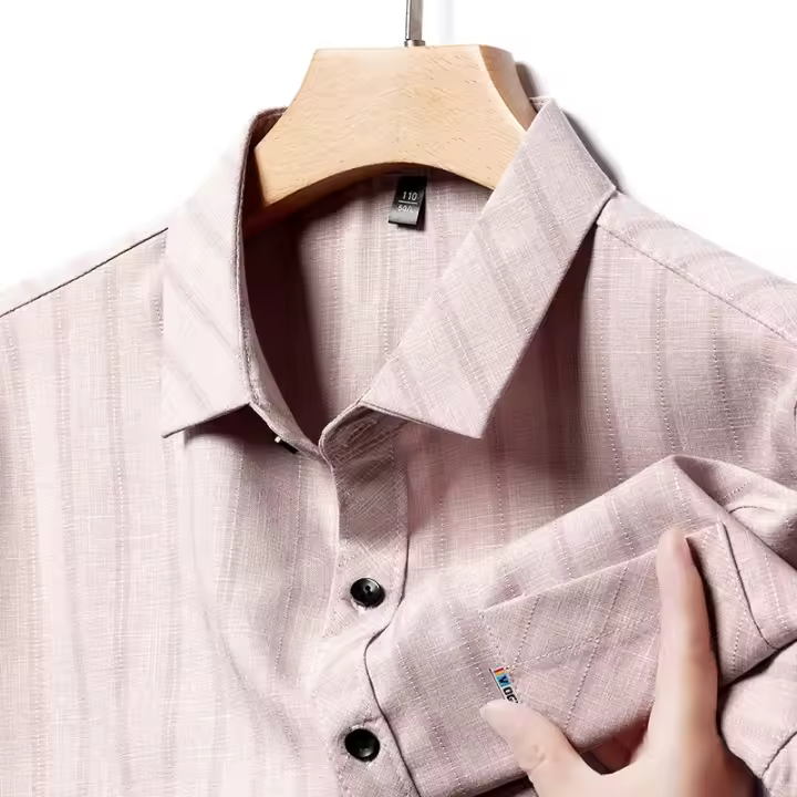 Camisa De Verano Para Hombre Casual Con Mangas Cortas Y Estampado Resistente a Arrugas Cómoda Versátil Para Todas Las Estaciones - 1