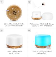 Humididiador de 3 litros para dormitorio, humidifador de Aire con Luz Nocturna que cambia, 3 Modos de Niebla, 2 Boquillas - details 4