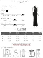 Vestido Largo Para Mujer Kliou Elegante De Noche Clásico Con Encaje Y Halter Sin Mangas Espalda Descubierta Slim Fit Polyester Spandex - details 0