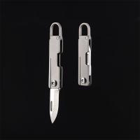 Nueva Cuchillo De Bolsillo Plegable De Aleación De Titanio Miniatura Portátil Llavero Colgante Desempaquetado Y Desempaque Cuchillo De Mensajería - details 9