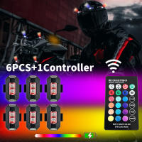 Luz Estroboscópica LED RGB Para Aviones Helicópteros Y Motocicletas Control De Color Fácil Recargable Luz Noturna - details 8