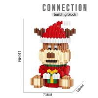 Bloques De Construcción DIY Santa Claus Navidad 271-379 Piezas Auto-Cerradas Para Niños Juguetes Educativos De Construcción Creativa - details 4