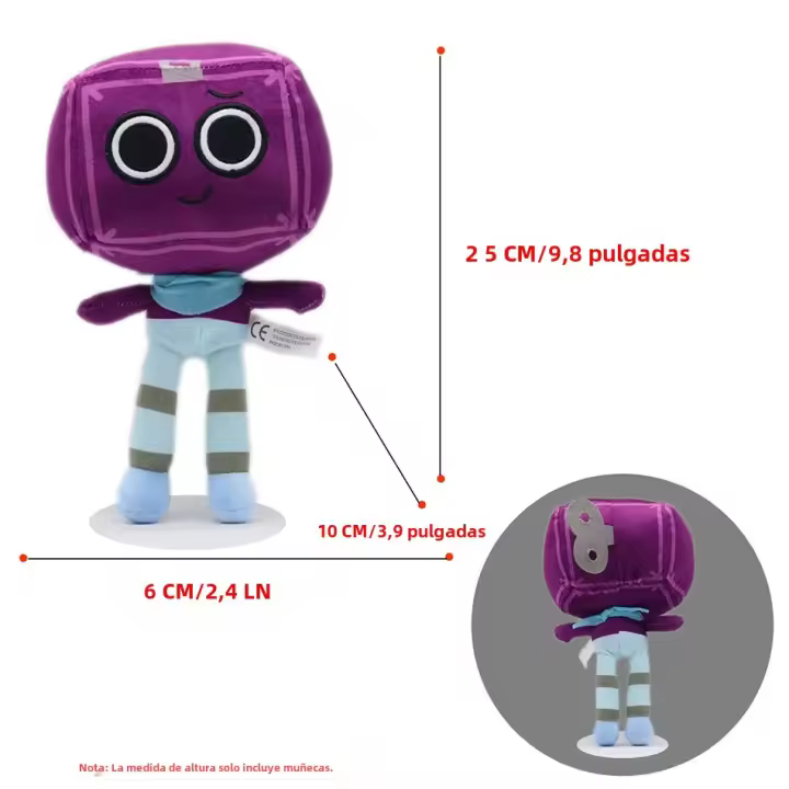 Muñeco De Peluche Dandy's World 25cm Juguete Suave De Peluche Para Niños Y Adultos Personaje De Juego De Horror Regalo Ideal - 1