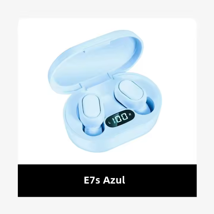 Mov-Auriculares Inalámbricos E7s TWS Bluetooth Estéreo Con Reducción De Ruido Y Micrófono Para Deportes Auriculares Recargables De Inserción En Oído - 1