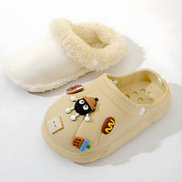 Alpargatas De Algodón Para Niños Y Niñas Invierno Interior Antideslizantes Talla Desmontable Para Interior 3-10 Años - details 1