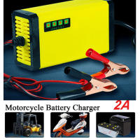 Cargador Automático De Batería Para Motocicleta 12V 2A Adaptador Para Batería De Ácido Líquido Seco AGM GEL 7AH 12AH 14AH 20AH Con Indicador LED - details 0