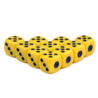 10PCS Dados Pequeños D6 14mm Para Juegos De Tablero Y Apuestas Estándar Con Puntos Accesorios De Juego - details 9