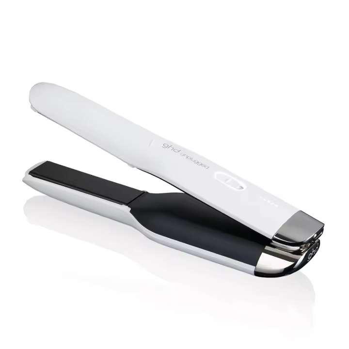 ghd unplugged - plancha de pelo profesional inalámbrica con tecnología dual - zone Blanco - 1
