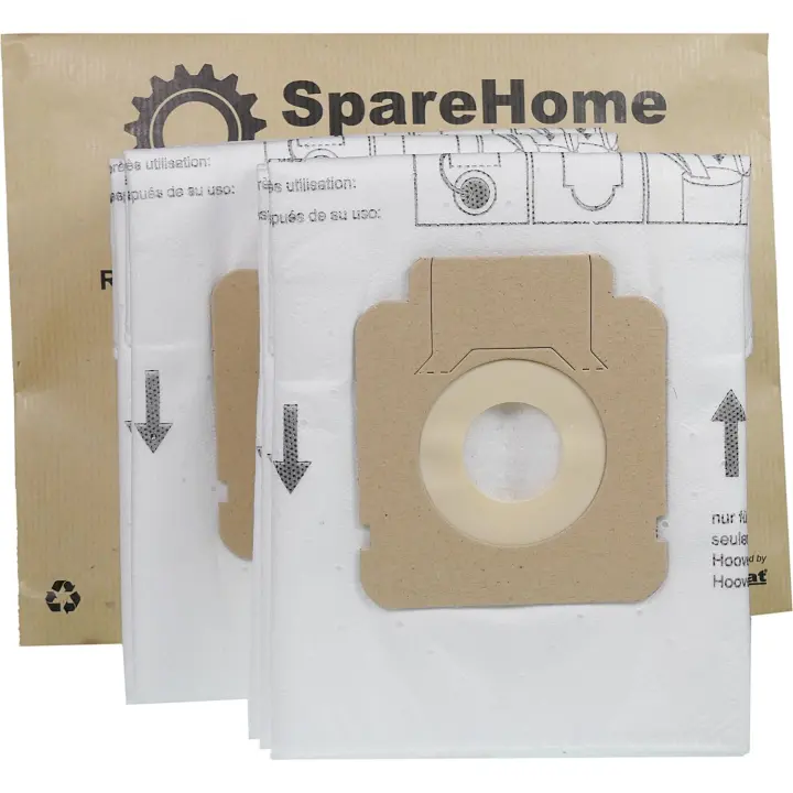 Bolsas aspirador Hoover H63: Brave, Freespace, Capture, Flash, Greenray y Sprint  10 unidades -    SpareHome® 400CY3106 - 1