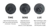Luz De Fosa Con Sensor De Movimiento PIR LED Impermeable Para Exterior 10W 20W 30W 50W 100W Luz De Pared Para Jardín - details 3