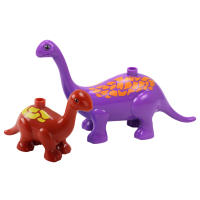 Bloques De Construcción Grandes Animales Y Dinosaurios Conjunto De Zoológico Compatible Con Bloques Duplo Juguetes Para Niños Regalo - details 9