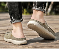 Zapatillas De Verano Para Hombre Clásicas Al Aire Libre Zapatillas De Lazo Ligero Transpirable Pantuflas Casuales Para Interior Material Superior De Lona Suela EVA Talla Verdadera - details 15