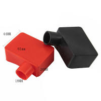 2pcs Protector De Conectores De Terminal De Batería De Coche Negros Y Rojos Capa De Goma Para Protector De Busbar - details 11