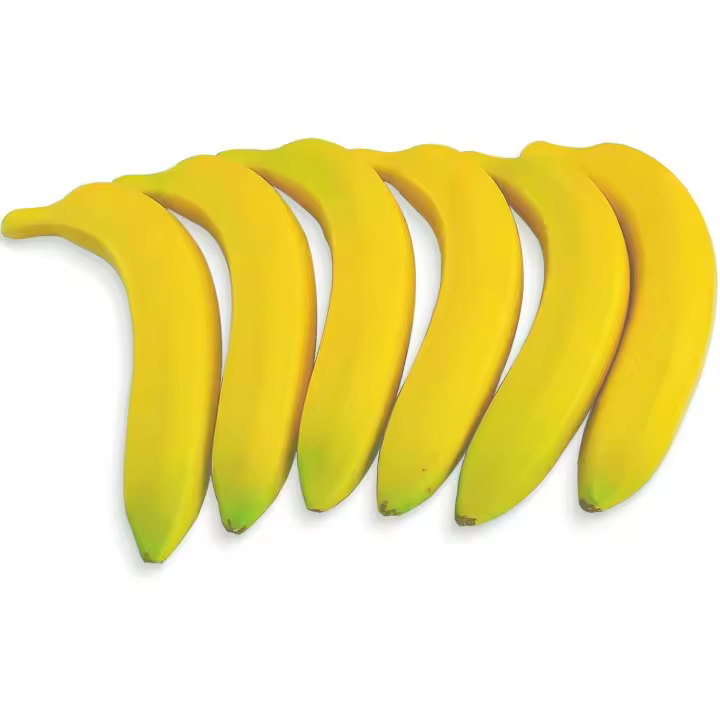Amarillo artificial plátanos realista simulación false Fruta Casa Cocina decoración 5 unids conjunto - 1