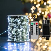 Luces De Cadena De Hadas 1000/500LED Para Decoración De Navidad Exterior Impermeables Con Control Remoto Para Árbol Calle Boda Fiesta - details 1