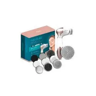 Cecotec 3371 Bamba FaceCare TotalClean Cepillo facial con 9 cabezales para cara cuerpo y pies con giro de 360º un diseño ergonómico y con bolsa de viaje. - 1