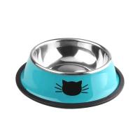 Tazón De Acero Inoxidable Multicolor Para Perros Y Gatos Anti-deslizante Resistente Al Desplazamiento Contenedor De Alimentos Para Mascotas Tazón De Comida Y Bebida - details 5