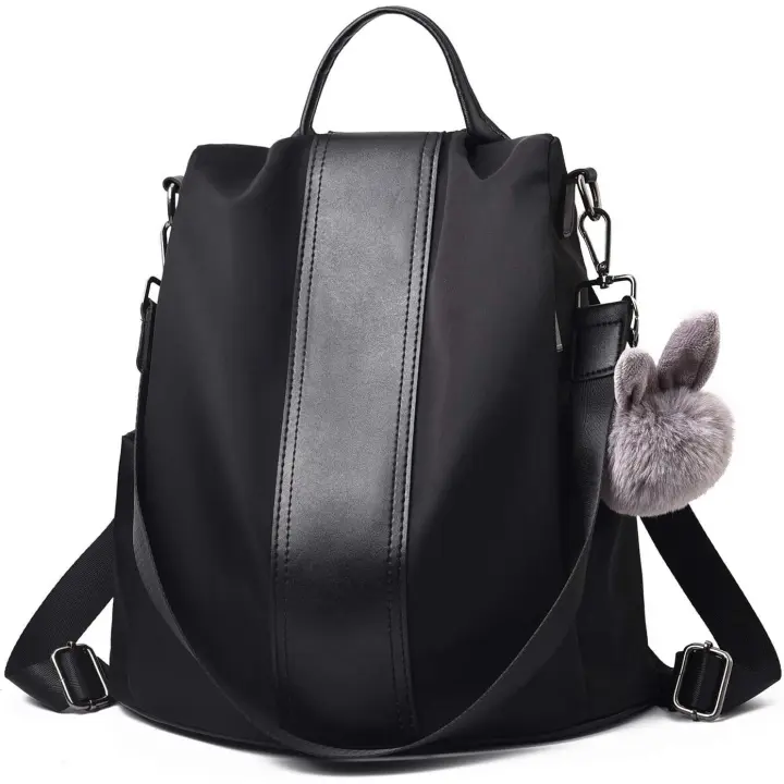 Mochila para mujer, bolso de mano, impermeable, de nailon, antirrobo, para hombro - 1