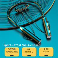 Auriculares Bluetooth Inalámbricos Con Cuello Magnético Para Deporte TWS Estéreo Con Micrófono Para Todos Los Smartphones Auriculares De Canto Dinámico Metálicos - details 4