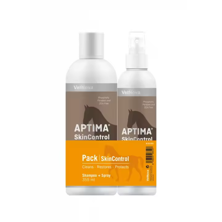 APTIMA® PACK SkinControl Shampoo de 355 ml & Spray de 236 ml dermatológico Vetnova - 1