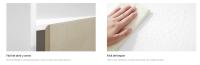 VASAGLE Armario de Baño, Armario Alto de Pared para Baño, Puertas con Dirección de Apertura Ajustable, 7 Compartimentos, 3 Estantes Ajustable, 30 x 40 x 160 cm, Blanco Nube y Beige Natural - details 2