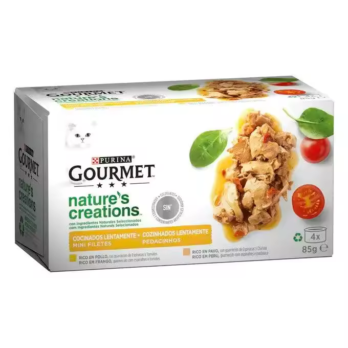 Gourmet Nature's Creations Pollo y Pavo (4x85gr) - 1