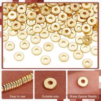 200pcs Cuentas De Espaciador Planas 6mm Platinadas 18K Cuentas De Disco Largas Cuentas De Metal Planas Para Cuentas De Arcilla Heishi - details 3