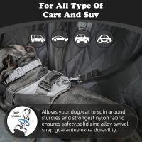 Cinturón De Seguridad Para Perro Para Coche De Nylon Duradero Ajustable Para Pequeños Y Grandes Perros Línea De Viaje Seguro Para Puppies - details 4