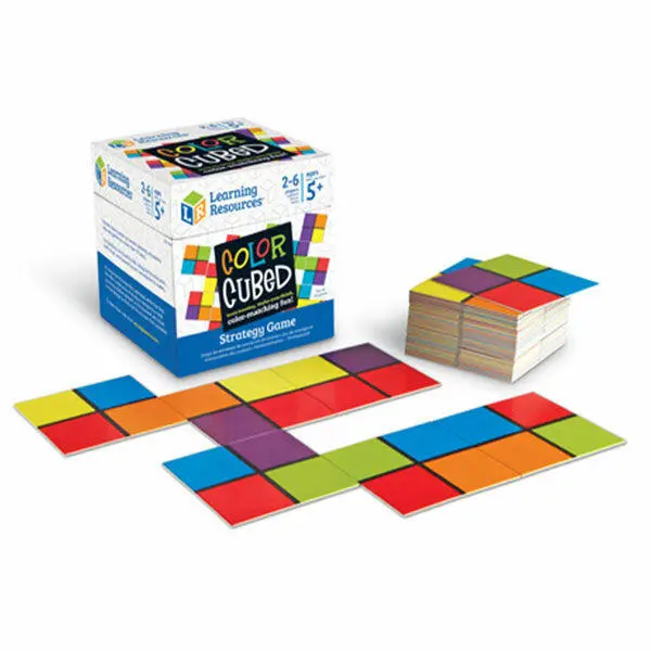 Colour Cubed: Juego de Observación y Lógica para niños de 5 a 9 años. (2 a 6 jugadores) - 1