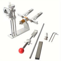Afilador De Cuchillos Profesional Con Cabeza Giratoria De 360 Grados Herramienta De Afilado De Ángulo Fijo Con 80# Pulidora - details 0