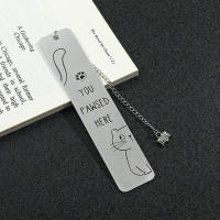 Marcador De Libro De Acero Inoxidable Creativo En Forma De Gato Y Perro Para Amantes De Los Animales Marcador De Libro Para Lectores - details 5
