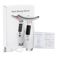 Masajeador facial y de cuello LED de 7 colores, recargable por USB, herramienta multifuncional para el cuidado de la piel para mujeres. - details 8