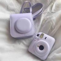 Estuche Protector De Cuero PU Para Cámara Instax Mini 12 De Fujifilm Con Correa De Hombro Bolsa De Viaje Para Cámara Instantánea - details 4