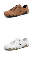 Zapatos De Verano Para Hombre Tamaños Grandes Casual Comodidad Baja Suela Suave Transpirable Deporte Cuero Sintético Bota Plana - details 40