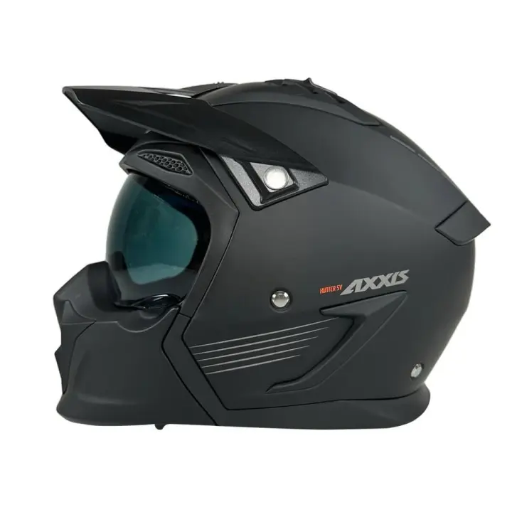Casco Moto Casco Axxis Hunter Sv Solid   Ce U - 1