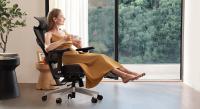 NEWTRAL NT002 Silla Ergonómica con Soporte Lumbar Adaptable y Reposapiés, Respaldo Ajustable en 4 Ángulos de Reclinación, Reposabrazos, Reposacabezas, 5 Posiciones de Bloqueo, Base de Aleación de Aluminio - Versión Pro - details 1
