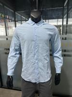 Camisa informal de manga larga de color liso para hombre, camisa playera de algodón con solapa y botones, de manga larga - details 22