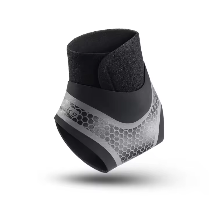 Vendaje elástico para tobillo, ajustable y transpirable, para protección deportiva contra esguinces y lesiones, funda para el talón (textura de panal, XL, 2 unidades) - 1