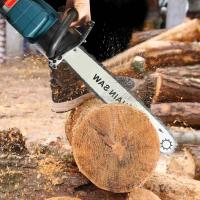 Motosierra eléctrica sin escobillas para carpintería, herramienta de poda inalámbrica de 16 pulgadas, cortador de jardín de mano para batería Makita, 3000W - details 3