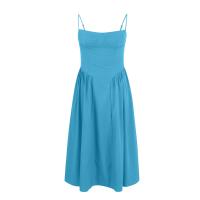 Vestido Midi Elegante Y Delgado Sin Espalda Para Mujer Vestido De Fiesta De Verano Elegante Con Suspensión Sólida Vestidos Para Mujer - details 38