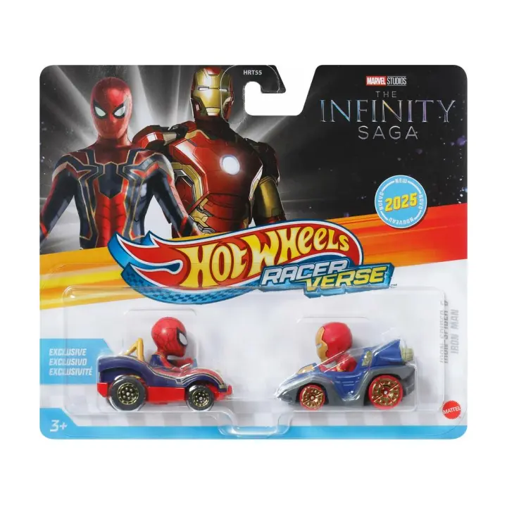Hot Wheels RacerVerse Pack 2 Coches con Personaje Mattel HRT55 - 1