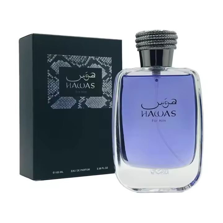 Rasasi Hawas For Men Eau de Parfum 100 Ml ***NEW*** - Fragancia masculina irresistible para hombres - Olor duradero y seductor - Perfume de marca Rasasi - 1