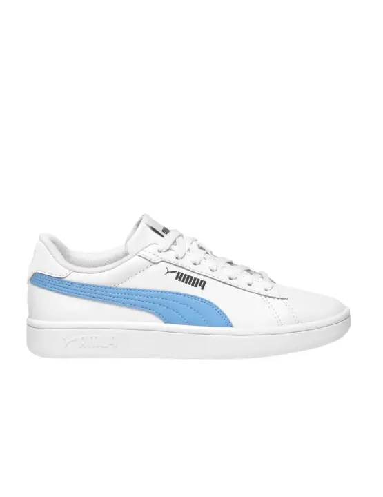 Zapatilla Puma Jr Smash 3.0 Lea Blanco/Azul - 1