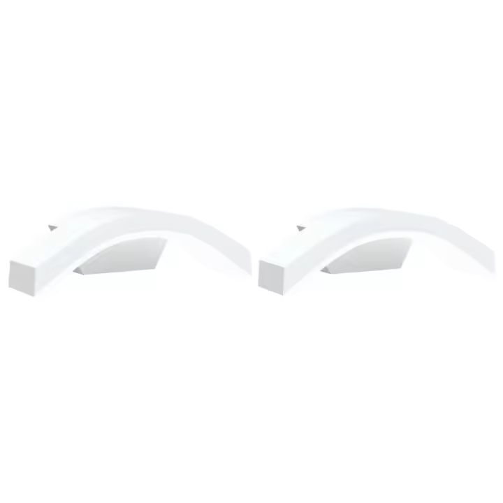 vidaXL Lámparas de pared LED de exterior 2 uds aluminio fundido Color Blanco,  Negro, y mas - 1