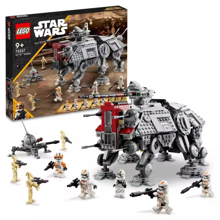 LEGO 75337 Star Wars Caminante AT-TE Kit de Construcción (1082 Piezas) - 1