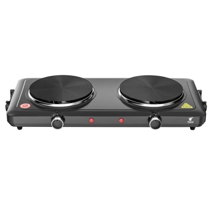 Cocina Eléctrica Portátil de 2 Quemadores: Compacta y Versátil Prepara tus comidas en cualquier lugar con la Cocina Eléctrica Portátil de 2 Quemadores de Thulos. Diseñada para ser compacta y versátil, esta cocina es perfecta para uso en exteriores, - 1