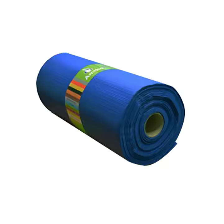 ROLLO DE ALFOMBRA ANTIDESLIZANTE TUPIDA AZUL AMIKO DE 12Mx61CM - 1