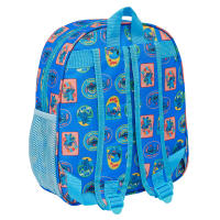 Mochila Infantil Preescolar Stitch Susto 3D- Mochila Escolar Primeros Años Stitch Susto 3D - Mochila Pequeña Guardería Infantil Stitch Susto 3D - Safta - details 1