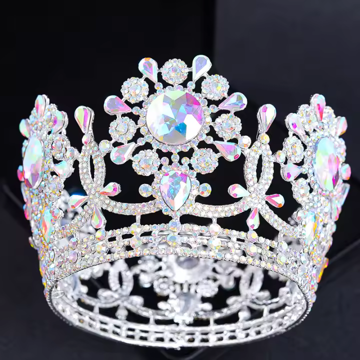 Tiaras Y Coronas De Lujo Para Novia Accesorios De Peluquería De Boda Para Mujeres Adornos De Cabello De Diadema De Concursos - 1